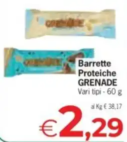 Despar Barrette Proteiche GRENADE offerta