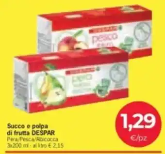 Despar Succo e polpa di frutta DESPAR offerta