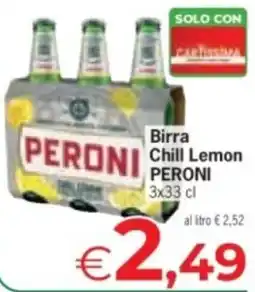 Despar Birra Chill Lemon PERONI offerta