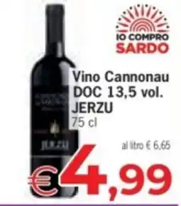 Despar Vino Cannonau DOC JERZU offerta