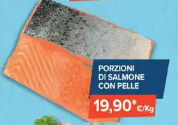 Sapore di Mare Porzioni di salmone con pelle offerta