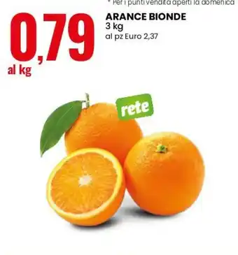 Eurospin ARANCE BIONDE offerta