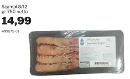 GrosMarket Scampi Congelati offerta