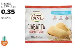 GrosMarket Ciabatta Grano Tenero offerta