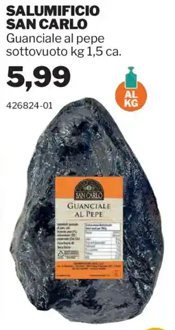 GrosMarket Guanciale al pepe offerta