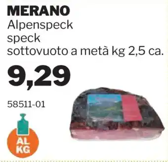 GrosMarket MERANO Alpenspeck speck offerta