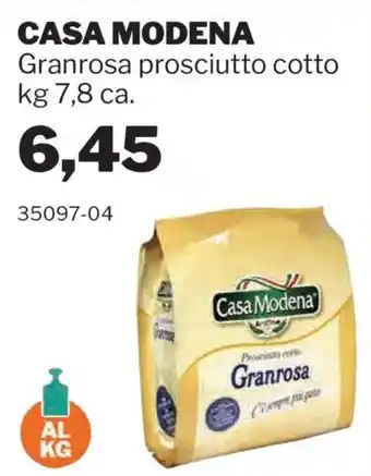 GrosMarket Casa Modena Granrosa prosciutto cotto offerta