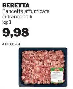 GrosMarket BERETTA Pancetta affumicata in francobolli offerta