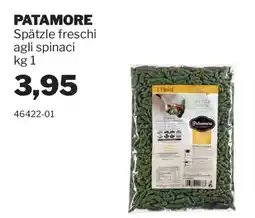 GrosMarket PATAMORE Spätzle freschi agli spinaci offerta