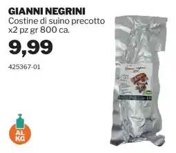 GrosMarket GIANNI NEGRINI Costine di suino precotto offerta