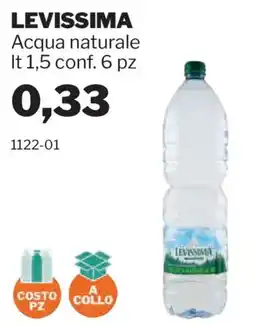 GrosMarket Acqua naturale LEVISSIMA offerta