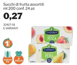 GrosMarket Succhi di frutta assortiti LADORIA offerta