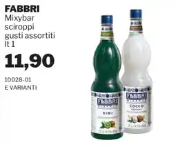 GrosMarket Fabbri mixybar sciroppi offerta