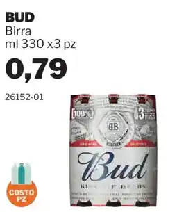 GrosMarket Birra Bud offerta
