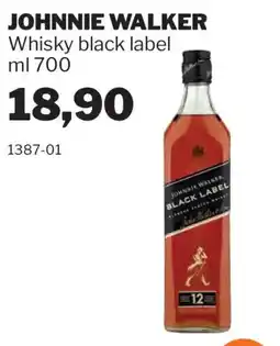 GrosMarket JOHNNIE WALKER Whisky black label offerta