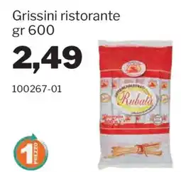 GrosMarket Grissini ristorante Rubata offerta