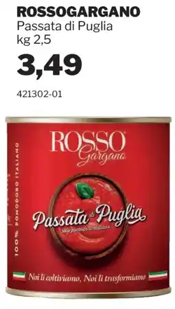 GrosMarket ROSSOGARGANO Passata di Puglia offerta