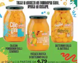 GrosMarket Ciliegini pomodorini gialli semidried offerta