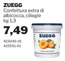 GrosMarket ZUEGG Confettura extra di albicocca, ciliegie offerta