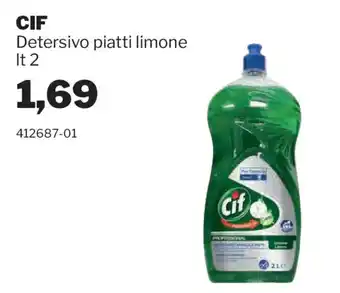 GrosMarket CIF Detersivo piatti limone offerta