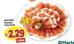 Il Castoro Supermercati prosciutto di parma offerta
