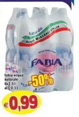 Il Castoro Supermercati fabia acqua naturale offerta