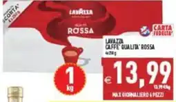 Supermercati Agorà Lavazza caffe' qualita' rossa offerta