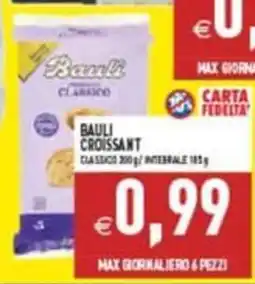Supermercati Agorà Bauli Croissant offerta