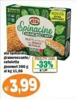 Il Castoro Supermercati Aia Spinacine Grancroccanti offerta