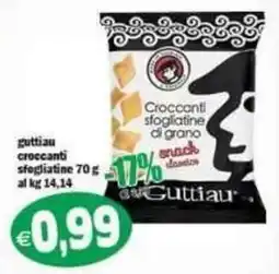 Il Castoro Supermercati Croccanti sfogiatine di grano Guttiau offerta