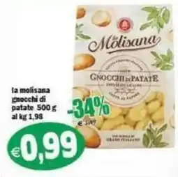 Il Castoro Supermercati la molisana gnocchi di patate offerta