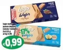 Il Castoro Supermercati Lago Wafer offerta