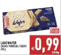 Supermercati Agorà Lago Wafer offerta