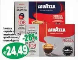 Il Castoro Supermercati lavazza capsule a modo mio offerta