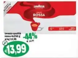 Il Castoro Supermercati Lavazza Qualità Rossa offerta