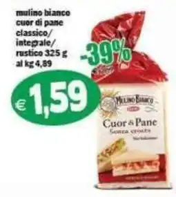 Il Castoro Supermercati Mulino Bianco Cuor & Pane Senza Crosta offerta
