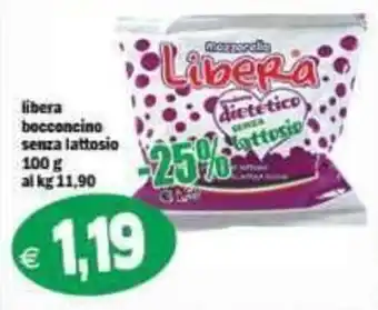 Il Castoro Supermercati Libera bocconcino senza lattosio offerta