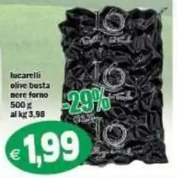 Il Castoro Supermercati lucarelli olive busta nere forno offerta