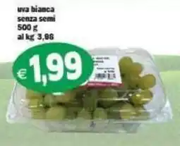 Il Castoro Supermercati uva bianca senza semi offerta