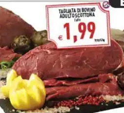 Supermercati Agorà Tagliata di bovino adulto scottona offerta