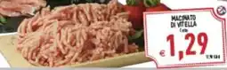 Supermercati Agorà Macinato di vitella offerta
