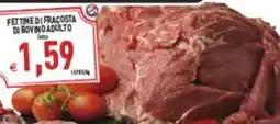 Supermercati Agorà Fettine di fra costa di bovino adulto offerta