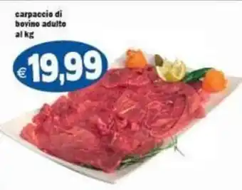 Il Castoro Supermercati carpaccio di bovino adulto offerta