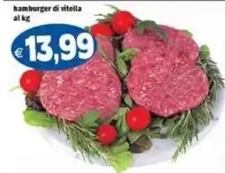 Il Castoro Supermercati hamburger di vitella offerta