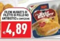 Supermercati Agorà Fileni nuggets di filetto di pollo no antibioticia offerta
