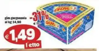 Il Castoro Supermercati gim gorgonzola offerta