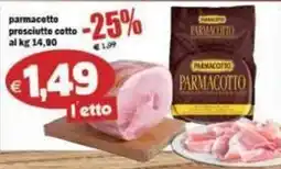 Il Castoro Supermercati Parmacotto prosciutto cotto offerta