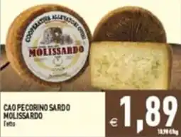 Supermercati Agorà CAO PECORINO SARDO MOLISSARDO offerta
