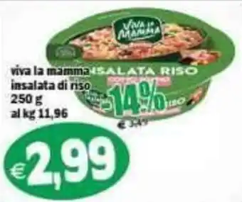 Il Castoro Supermercati viva la mamma insalata di riso offerta