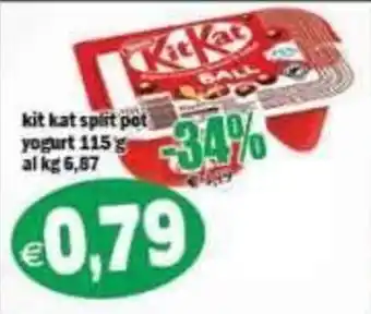 Il Castoro Supermercati kit kat split pot yogurt offerta